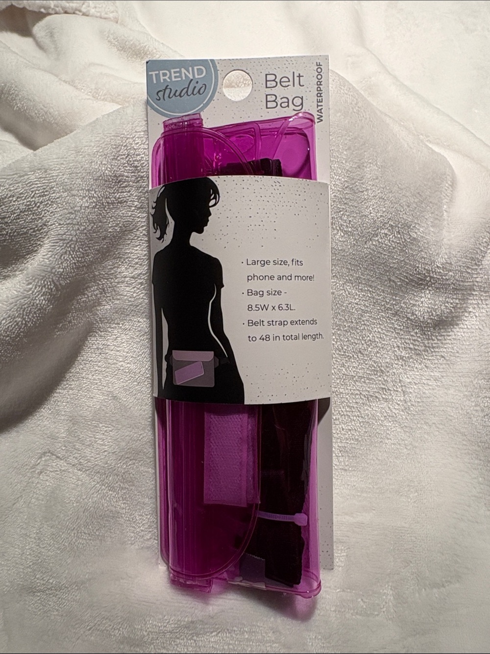 Trend Studio Waterproof Belt Bag in Bright Purple